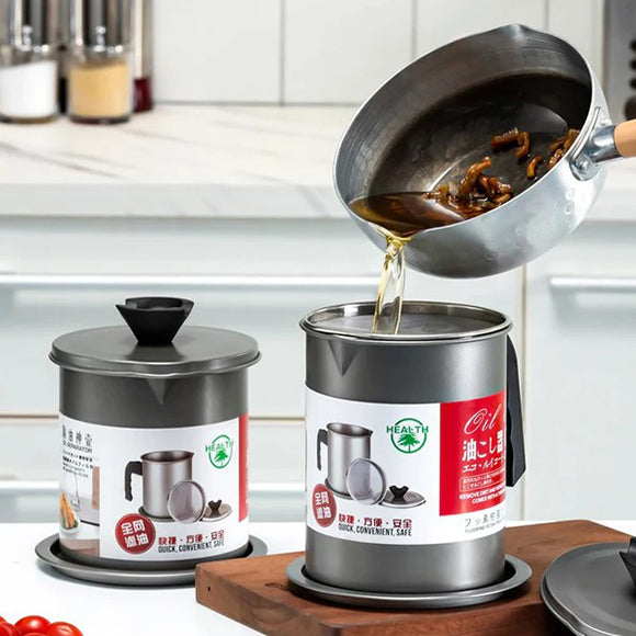 1.4 Litre Oil Filter Pot With Strainer