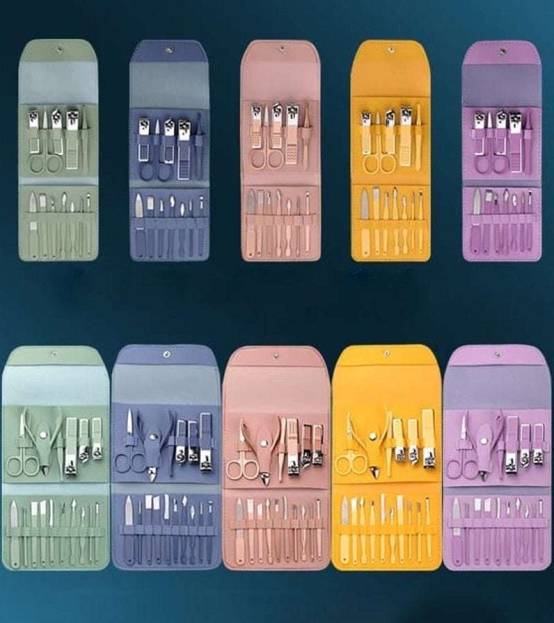 16 PCs Nail Clipper Manicure & Pedicure Kit