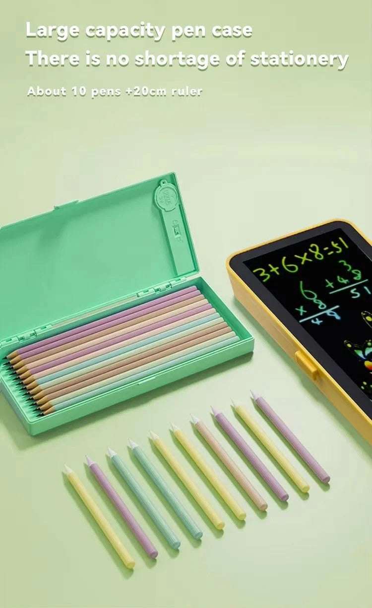 2 in 1 LCD Writing Tablet With Pencil Box
