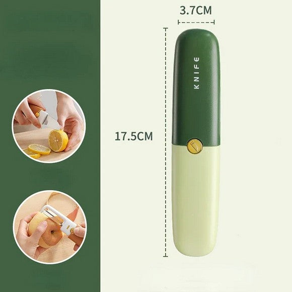 2 in 1 Peeler with Knife Stainless Steel