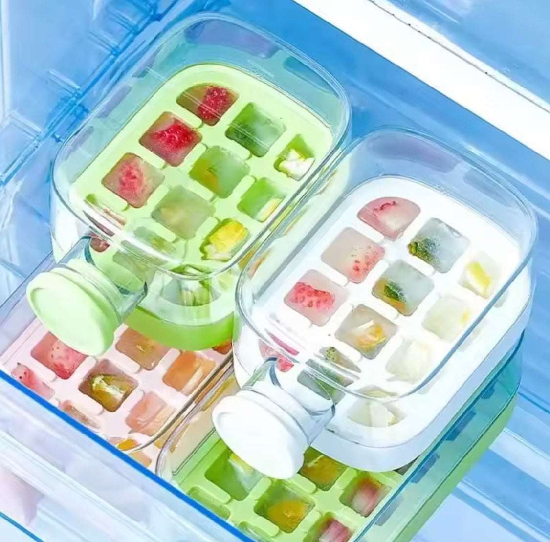 2 In 1 Ice Maker Ice Cube Bottle