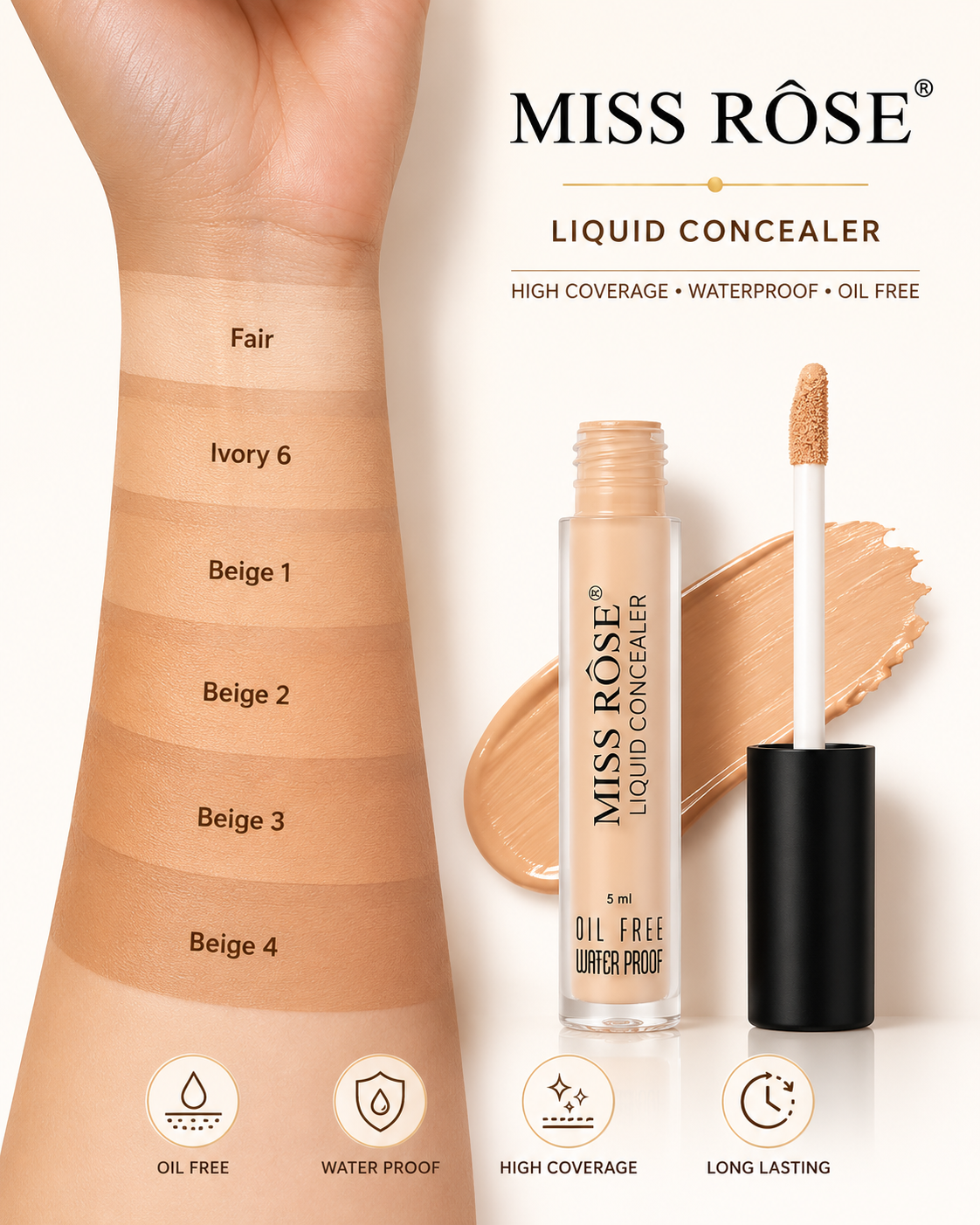 Miss rose liquid concealer