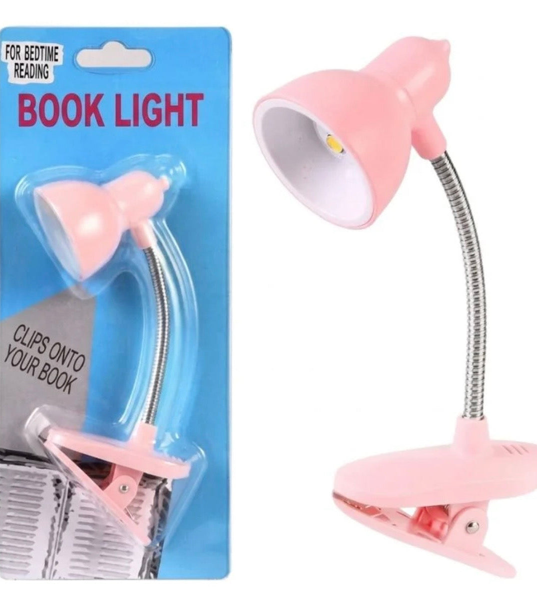 Mini Book Light with Clip | Portable LED Reading Lamp with Eye Protection | Random Color