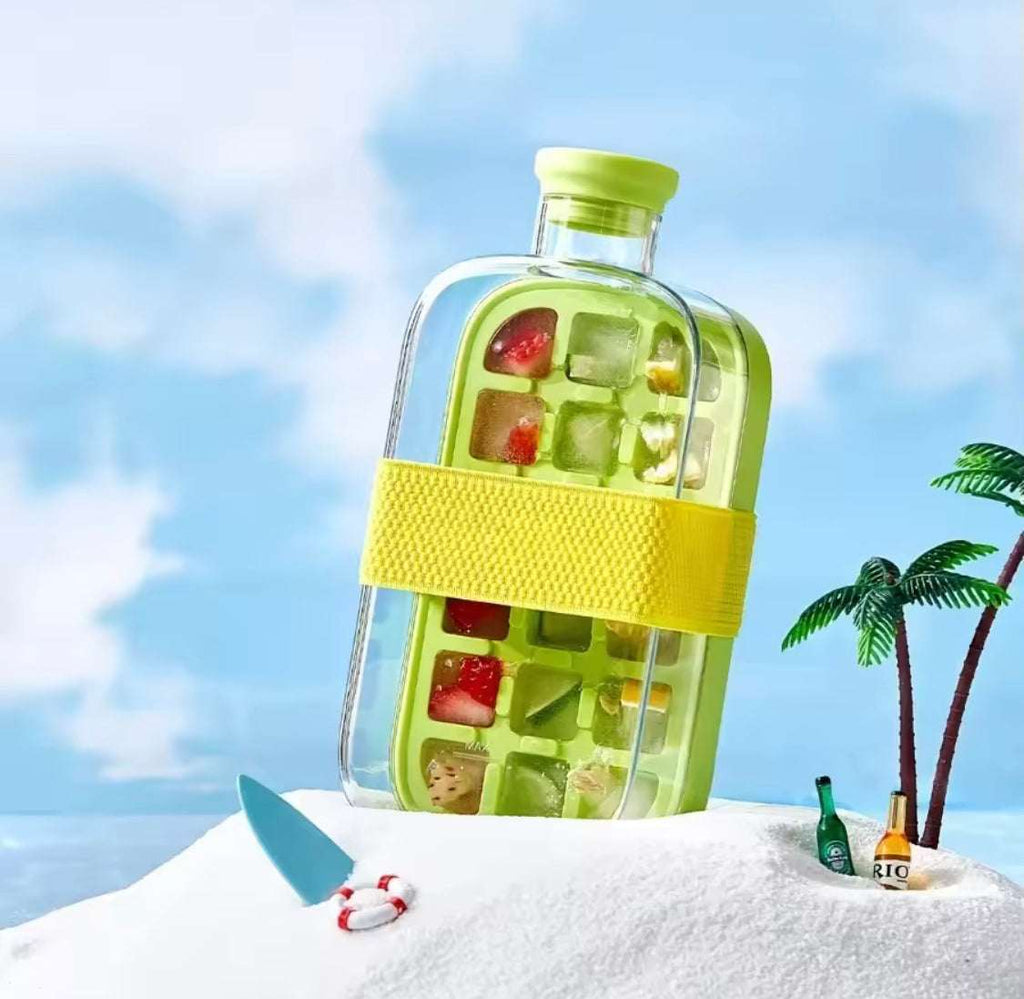2 In 1 Ice Maker Ice Cube Bottle