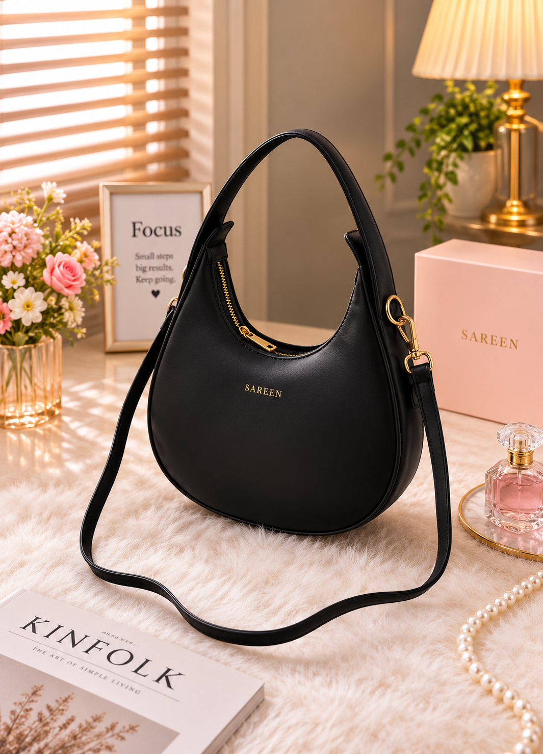 🎀 HIGH QUALITY MOON SAREEN  CROSSBODY FOR WOMEN 🎀