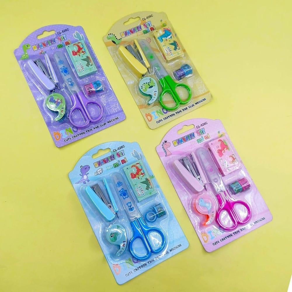 Dinosaur theme stationary set for kids-6 pcs