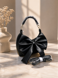 Black bow bag
