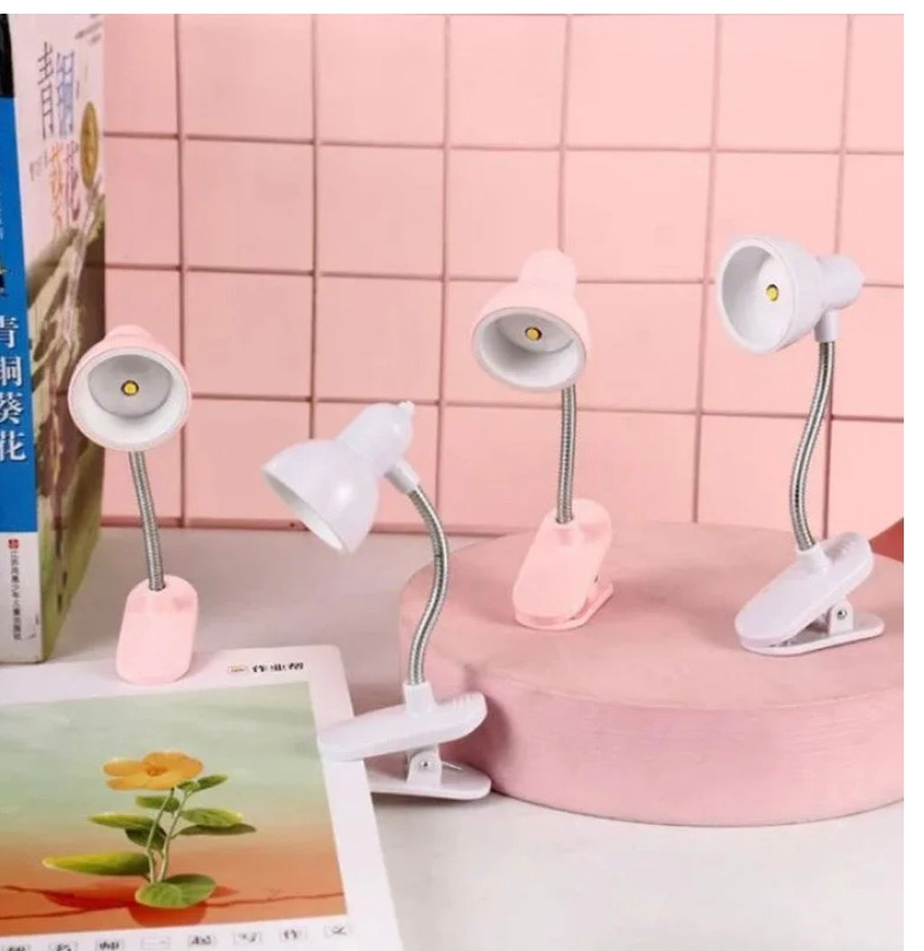 Mini Book Light with Clip | Portable LED Reading Lamp with Eye Protection | Random Color