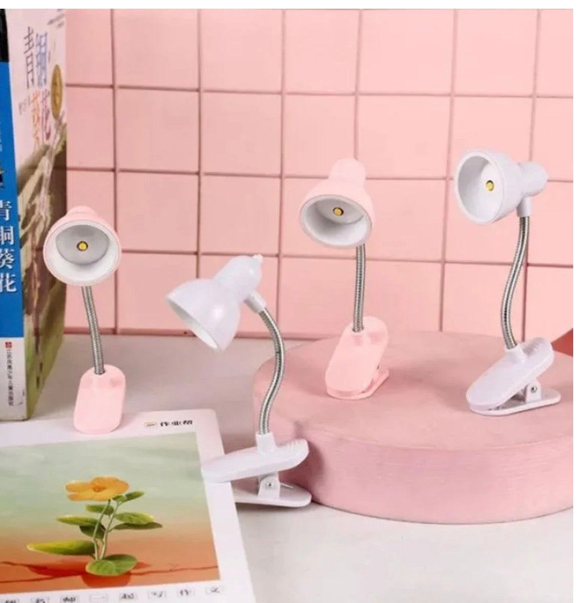 Mini Book Light with Clip | Portable LED Reading Lamp with Eye Protection | Random Color