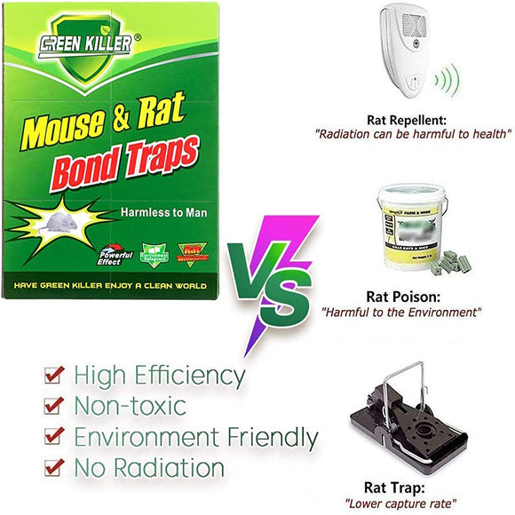 (Pack of 5) Mouse And Rat Glue Trap Board