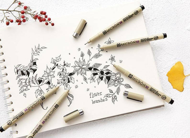 Sakura Pigma Micron Fineliner Pen Single Piece