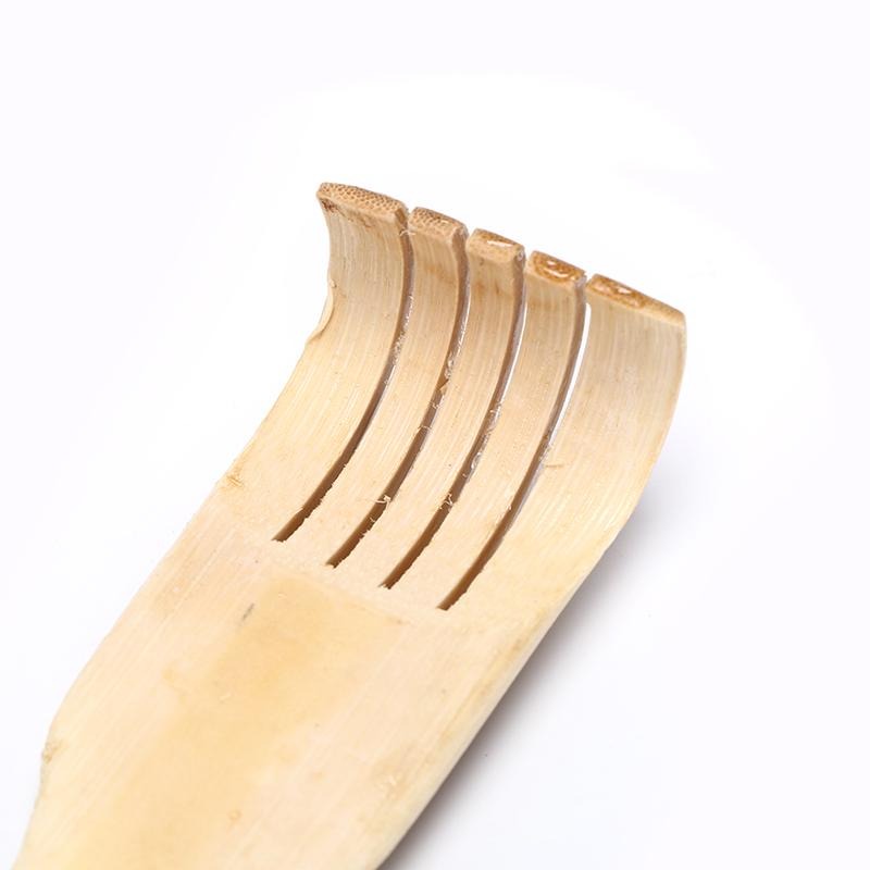 1pc Bamboo Back Scratcher & Massage Roller Stick | Wooden Body Massager for Back, Neck & Full Body Relaxation