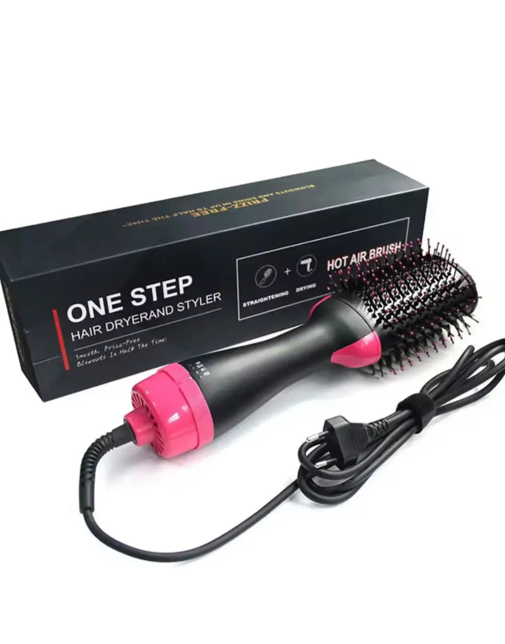 One Step Blow Dryer Brush – Hot Air Hair Dryer, Straightener & Styling Tool