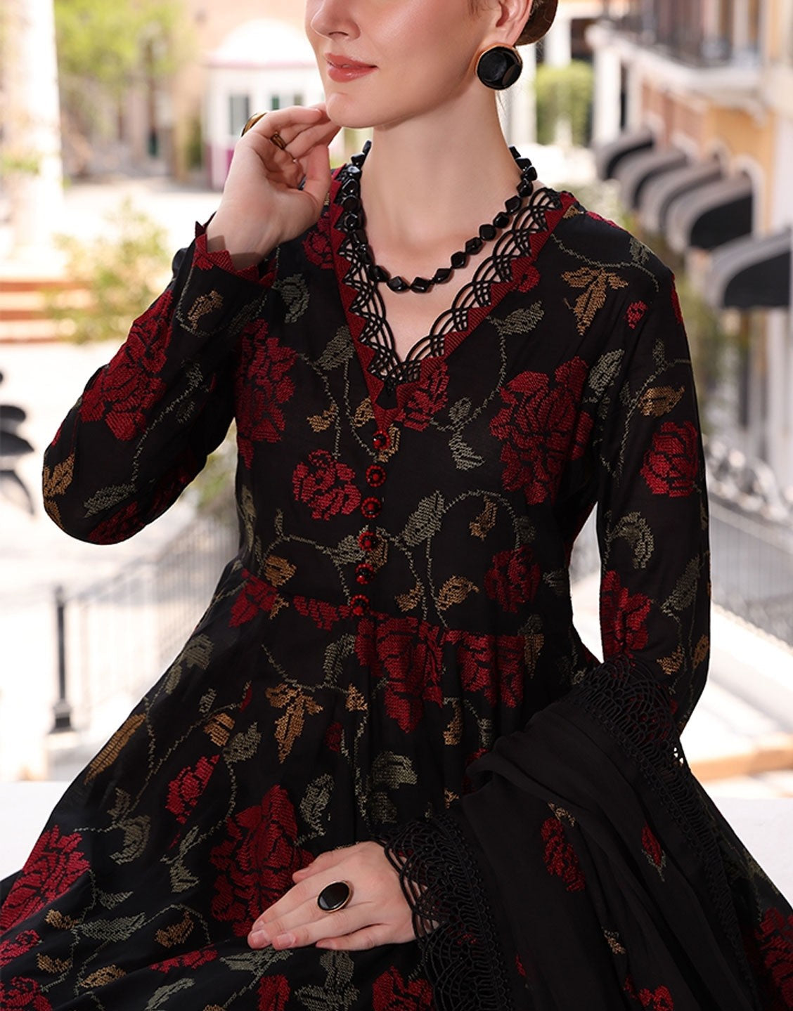 Bareeze Luxury Embroidered Lawn Suit | Tilisim e Gulistan BNL2294