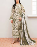 Baroque Unstitched Embroidered Lawn Suit | UF-636