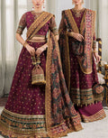 Baroque Luxury Embroidered Chiffon Bridal Lehenga Dress | CH12-03