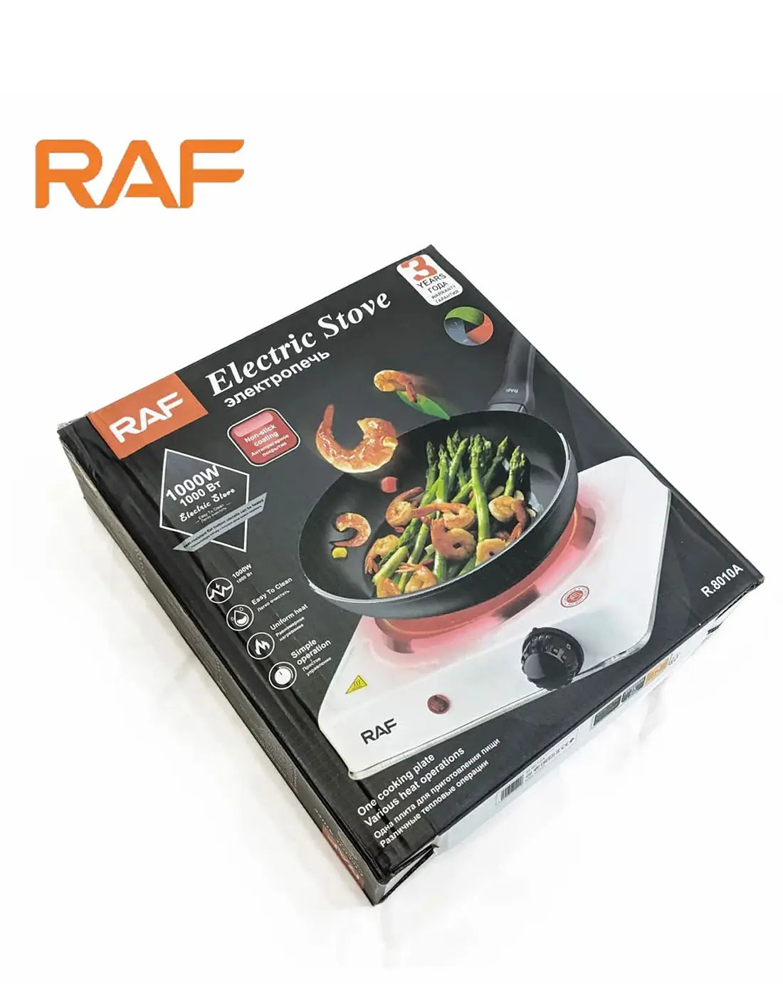 RAF 1000W Portable Hot Plate Cooking Stove Cooker R.8010A