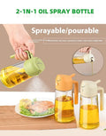 2 in 1 Sprayable & Pourable Cooking Oil Bottle 500ml