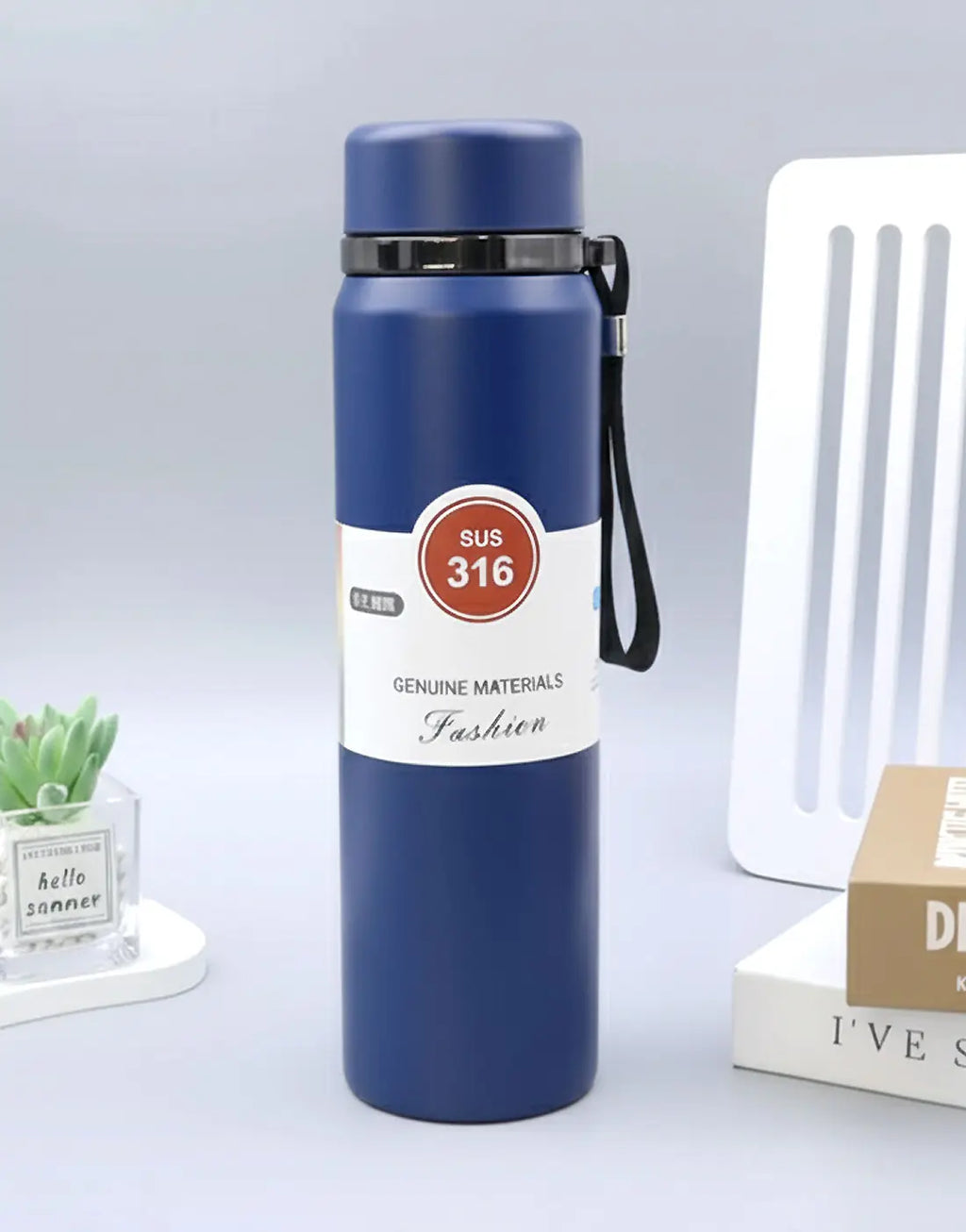 Premium SUS 316 Stainless Steel Thermos Vacuum Water Bottle 1000ml | Double Layer Thermal Insulation Cup
